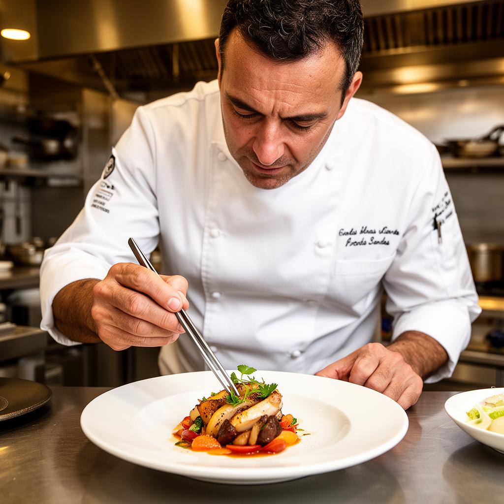 Chef de cocina canaria de autor (ejemplo)