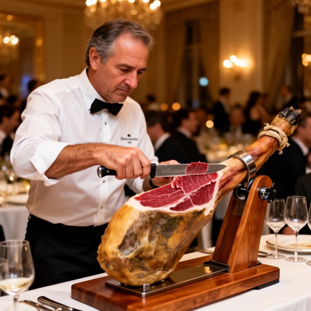 Cortador profesional de jamón (ejemplo)
